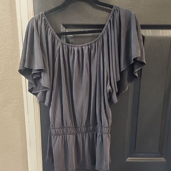 🩶Elegant Gray Women's Top - Picture 3 of 3